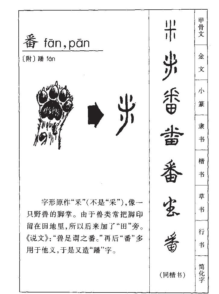 番字字源字典