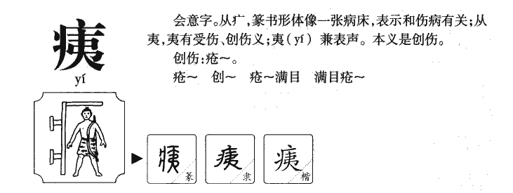 痍字字源字典