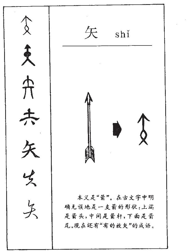 矢字字源字典