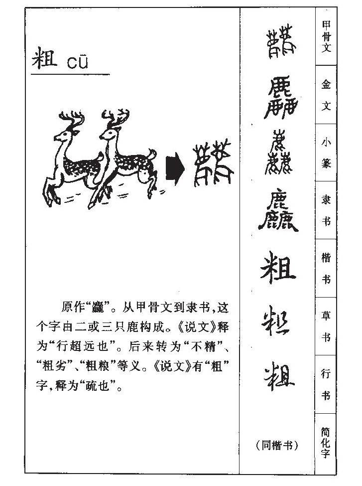 粗字字源字典