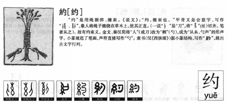 约字字源字典