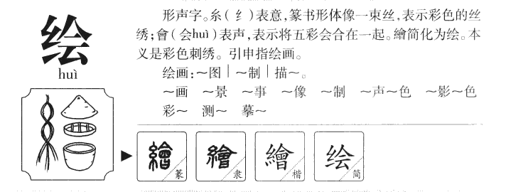 绘字字源字典