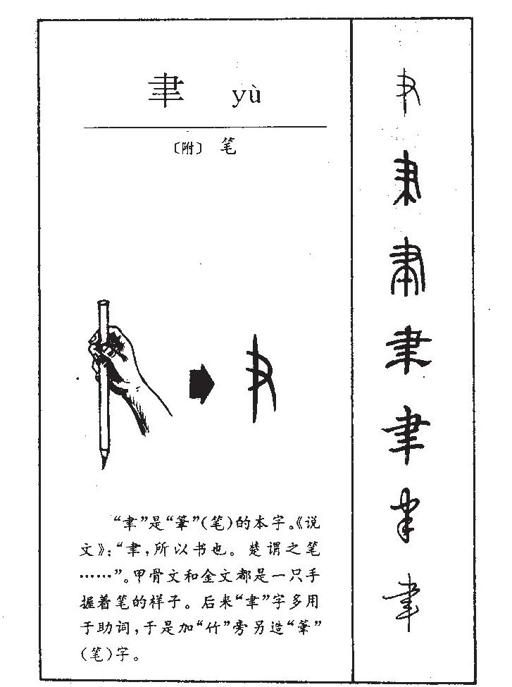 聿字字源字典