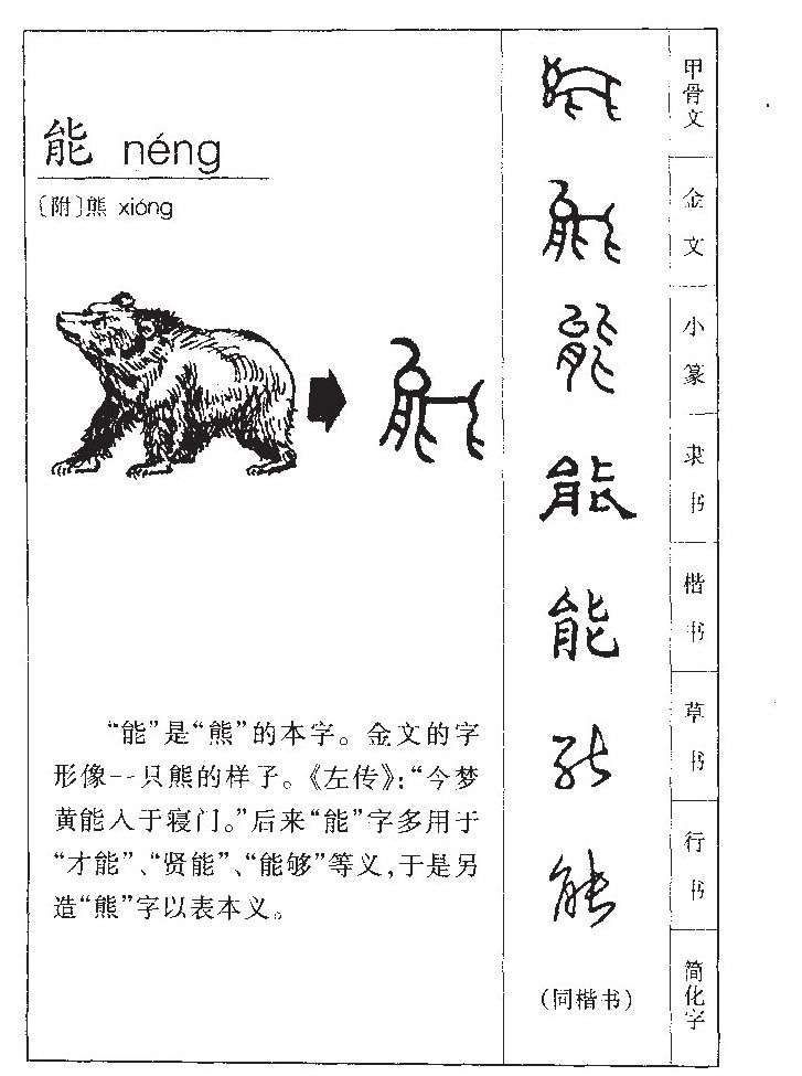 能字字源字典