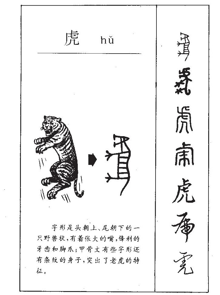 虎字字源字典