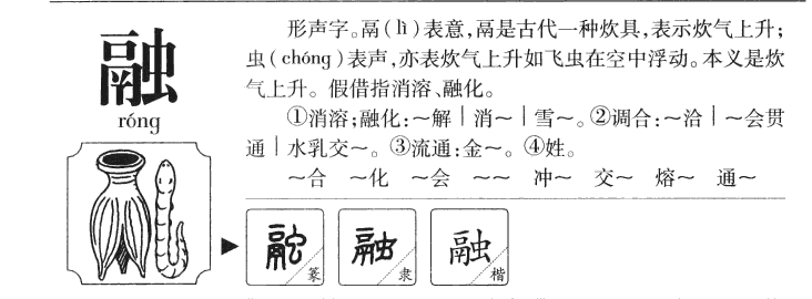 融字字源字典