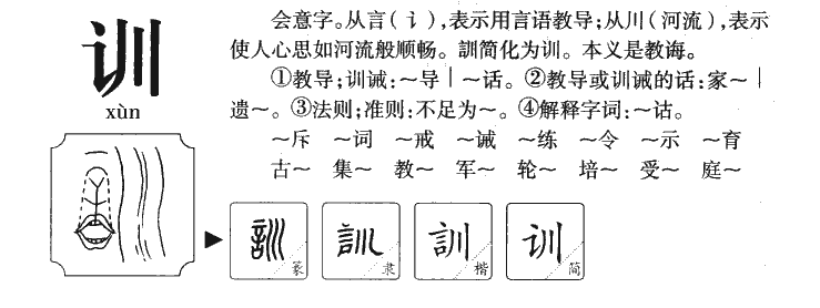 训字字源字典