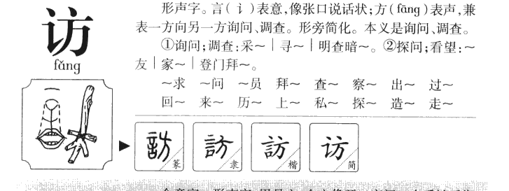 访字字源字典