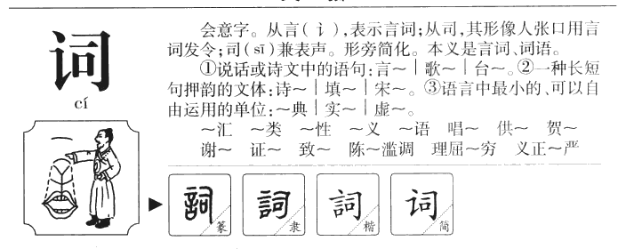 词字字源字典