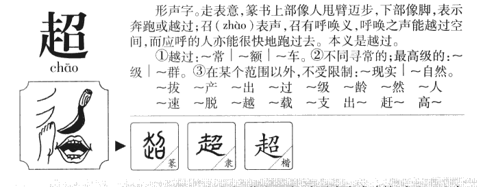 超字字源字典