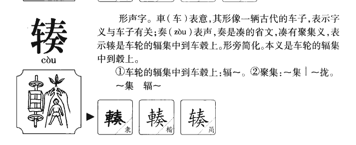 辏字字源字典