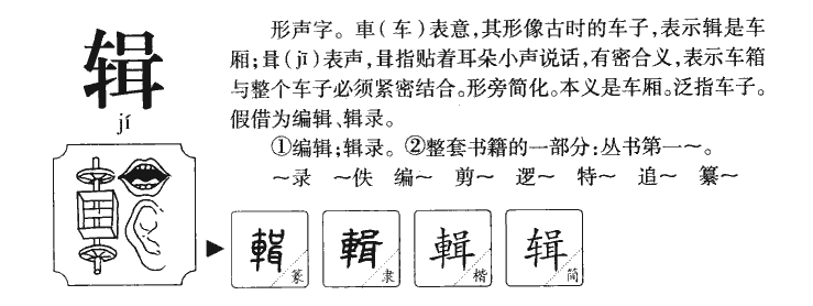 辑字字源字典