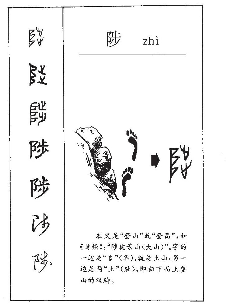 陟字字源字典