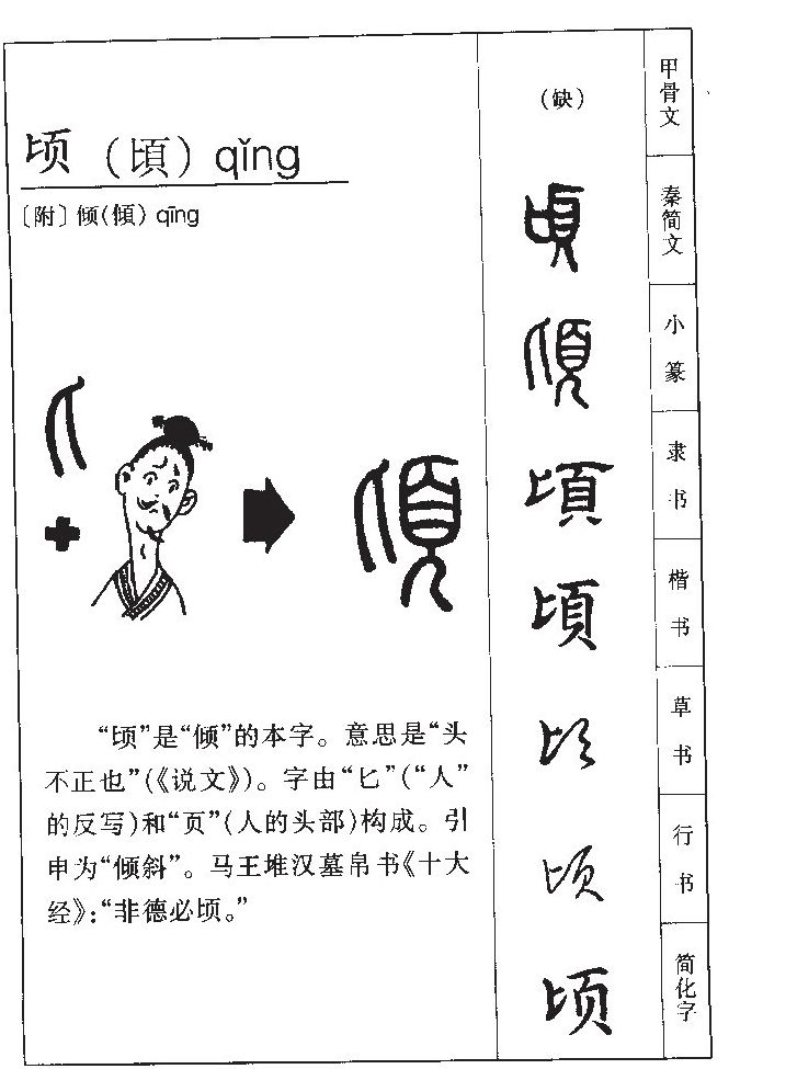 顷字字源字典