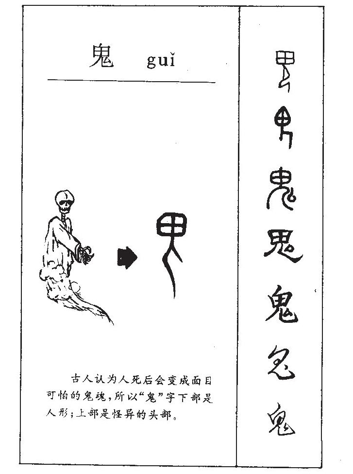 鬼字字源字典