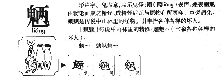 魉字字源字典